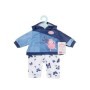 Baby Annabell Bluza si pantaloni cu fluturi pentru papusi 43 cm diverse modele